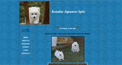 Desktop Screenshot of konalaejapanesespitz.com